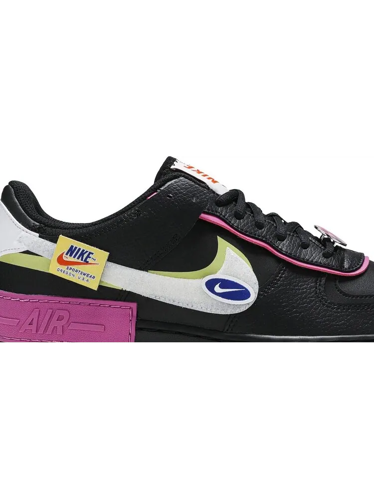 Кроссовки Nike Wmns Air Force 1 Shadow 'Cosmic Fuchsia' — изображение 2 из 8, черный