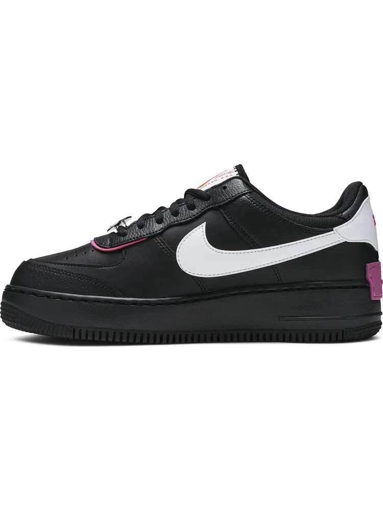 Кроссовки Nike Wmns Air Force 1 Shadow 'Cosmic Fuchsia' — изображение 3 из 8, черный