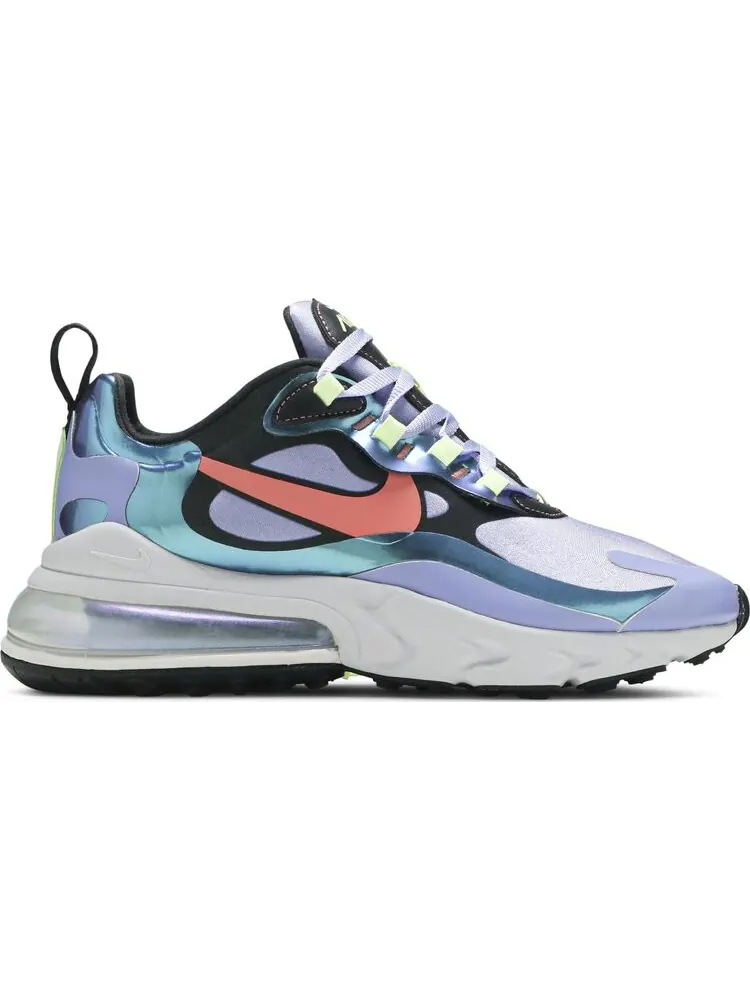 Кроссовки Nike Wmns Air Max 270 React 'Light Thistle Sunblush' — изображение 1 из 8, фиолетовый