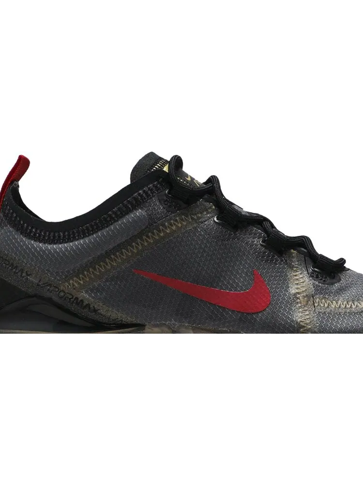 Кроссовки Nike Wmns Air VaporMax 2019 'Black Metallic Gold' — изображение 2 из 8, черный