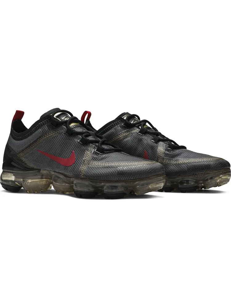 Кроссовки Nike Wmns Air VaporMax 2019 'Black Metallic Gold' — изображение 8 из 8, черный