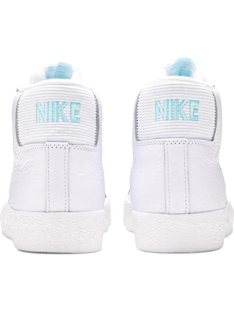 Кроссовки Nike Zoom Blazer Mid Premium SB 'White Glacier Ice Jewel' — изображение 6 из 8, белый