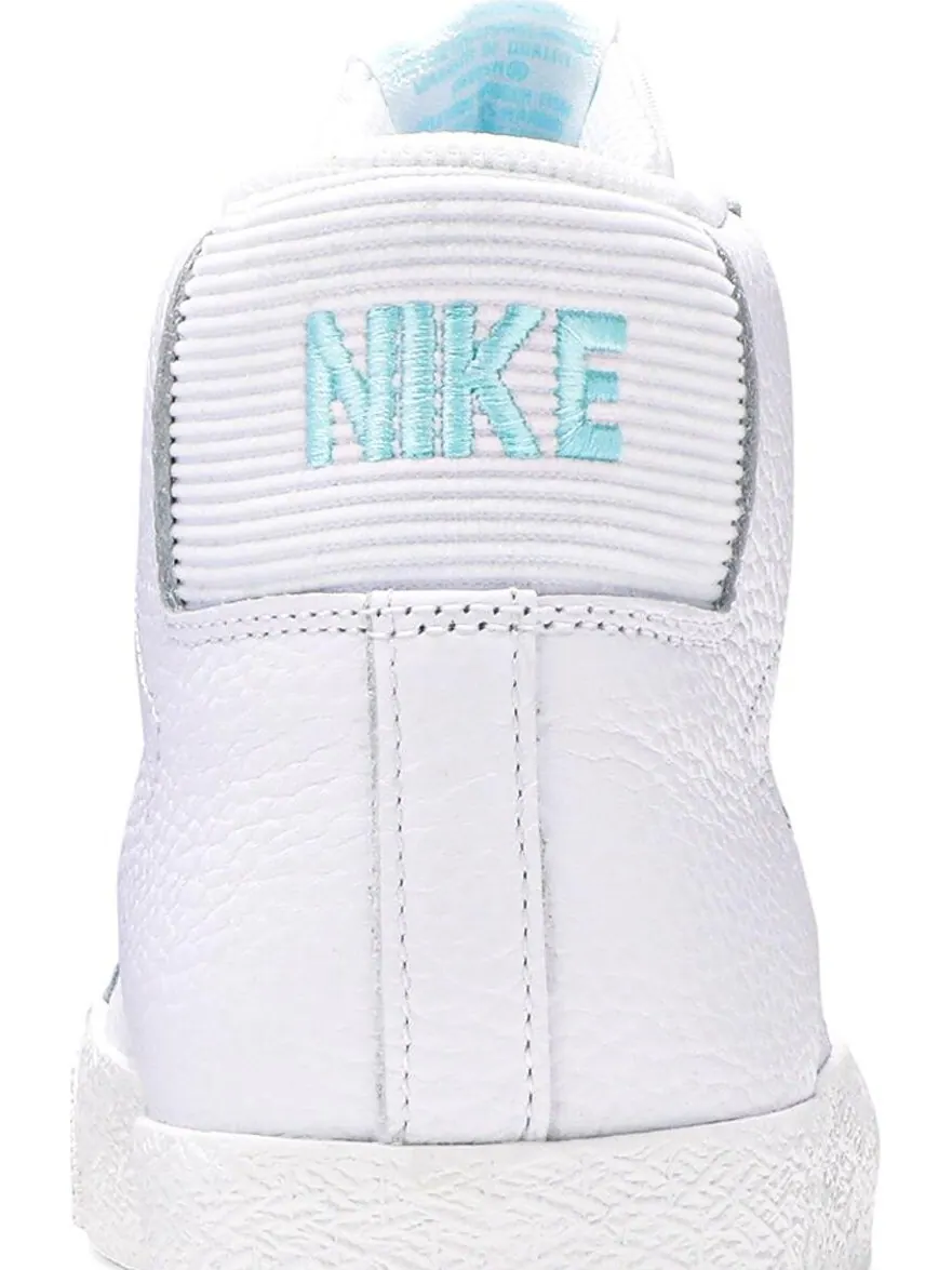 Кроссовки Nike Zoom Blazer Mid Premium SB 'White Glacier Ice Jewel' — изображение 7 из 8, белый