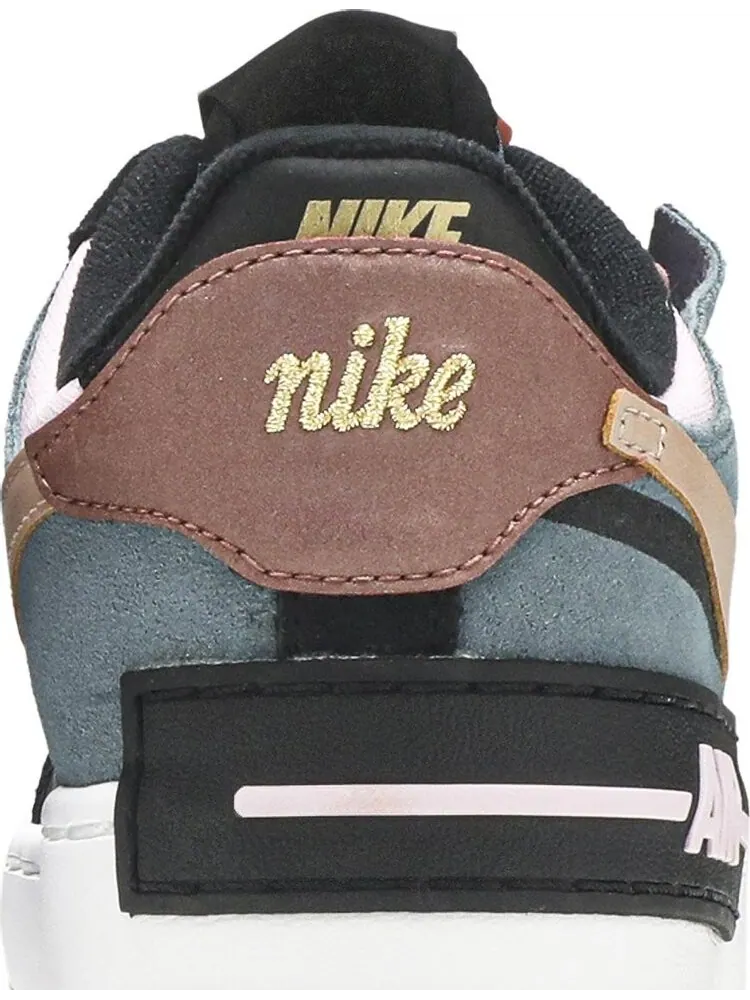 Кроссовки Nike Wmns Air Force 1 Shadow 'Black Light Arctic Pink' — изображение 7 из 8, черный