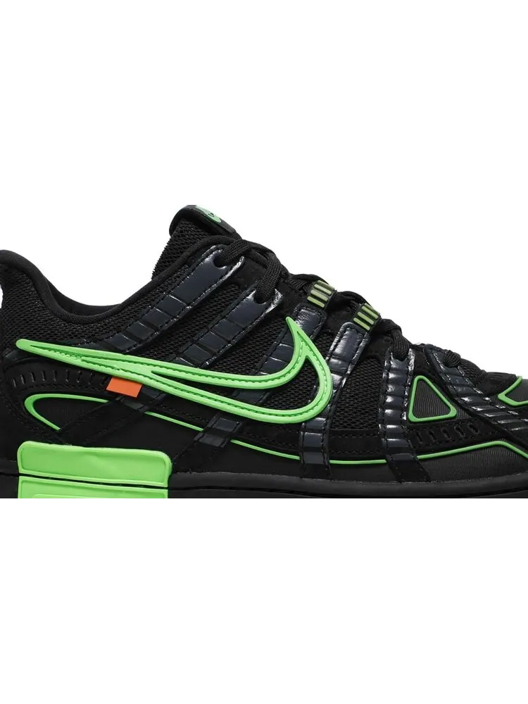 Кроссовки Nike Off-White x Air Rubber Dunk 'Green Strike' — изображение 2 из 8, черный