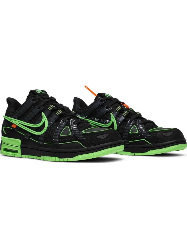 Кроссовки Nike Off-White x Air Rubber Dunk 'Green Strike' — изображение 8 из 8, черный