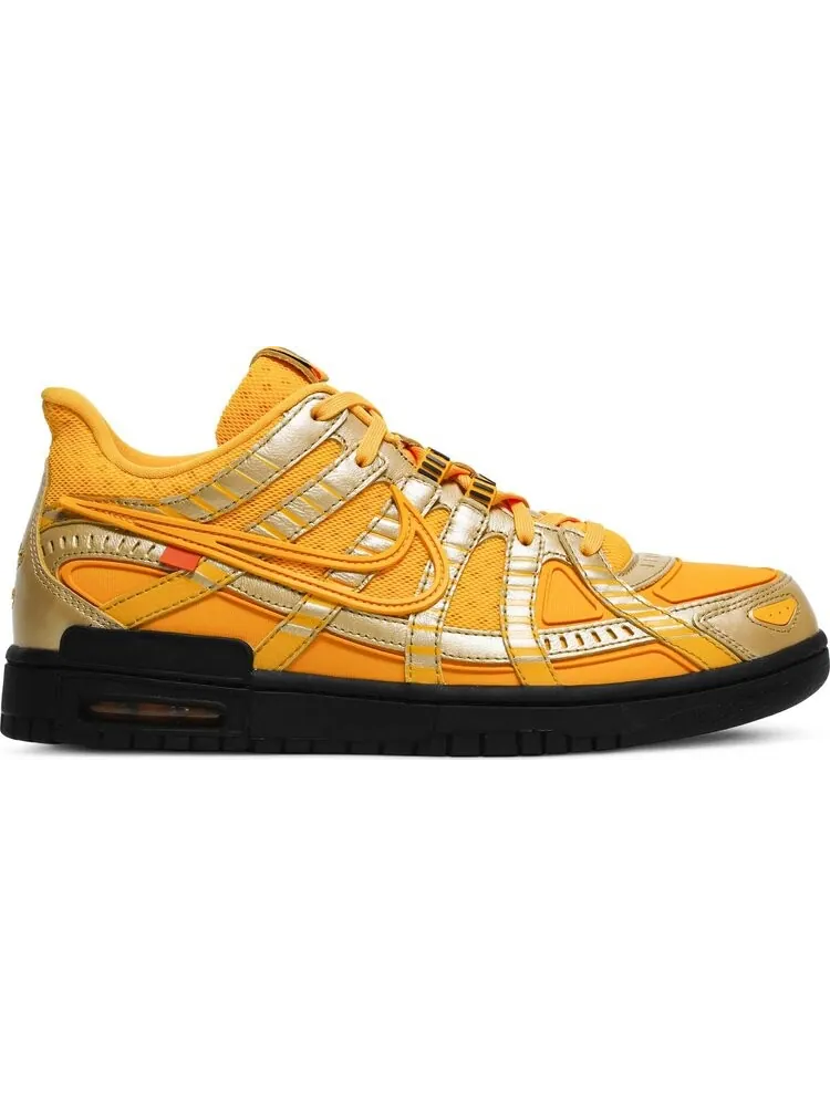 Кроссовки Nike Off-White x Air Rubber Dunk 'University Gold' — изображение 1 из 8, золото