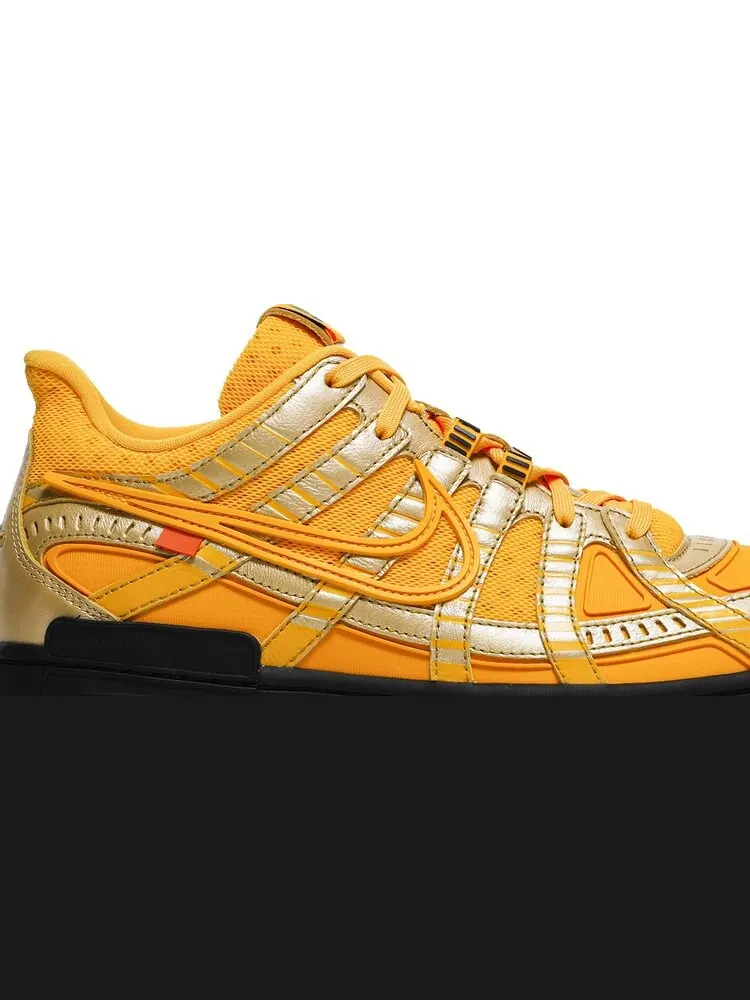 Кроссовки Nike Off-White x Air Rubber Dunk 'University Gold' — изображение 2 из 8, золото