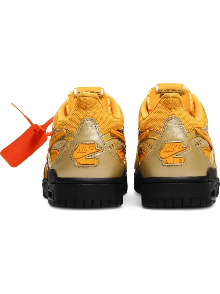 Кроссовки Nike Off-White x Air Rubber Dunk 'University Gold' — изображение 6 из 8, золото
