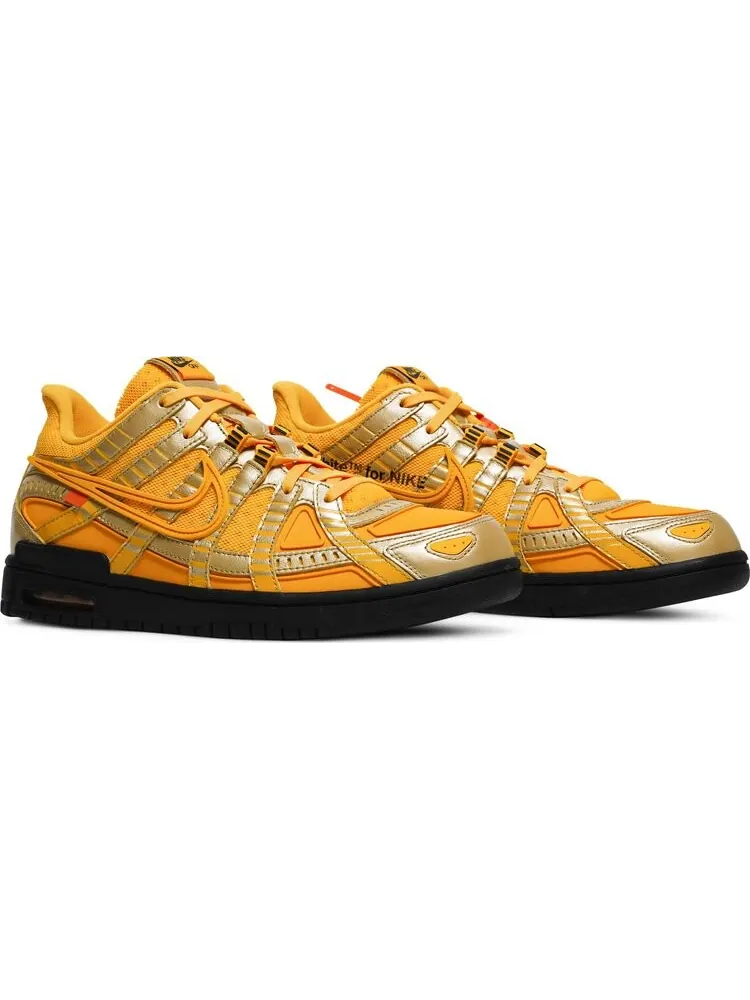 Кроссовки Nike Off-White x Air Rubber Dunk 'University Gold' — изображение 8 из 8, золото