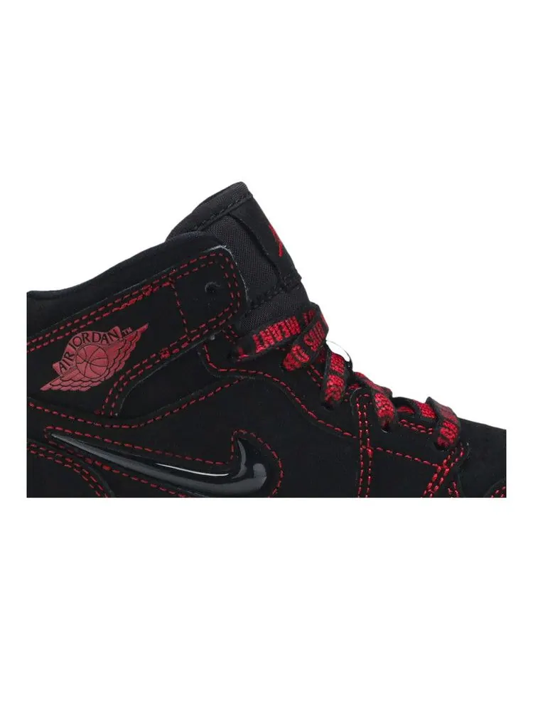 Кроссовки Air Jordan Air Jordan 1 Mid PS SE 'Fearless' — изображение 3 из 9, черный/красный