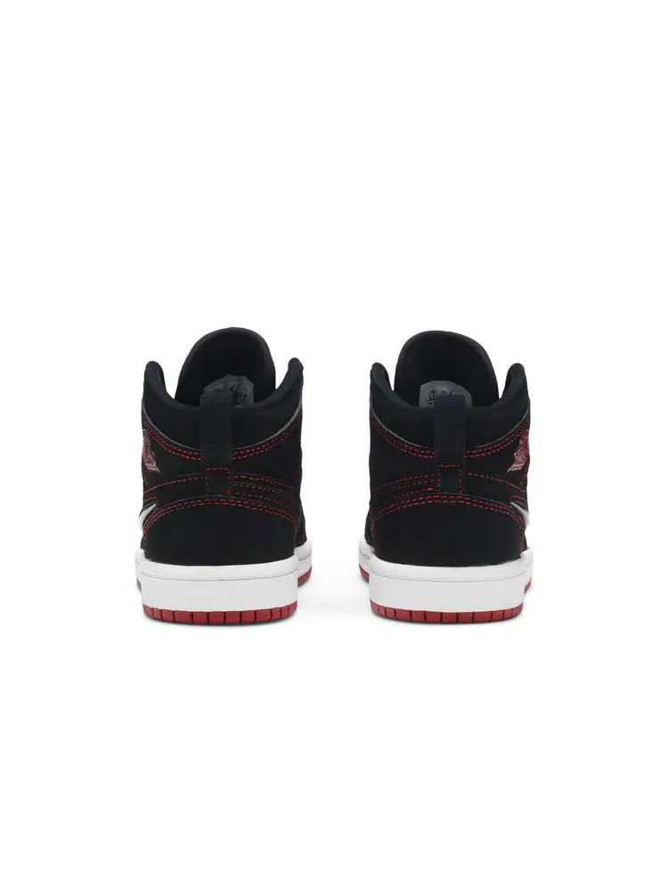 Кроссовки Air Jordan Air Jordan 1 Mid PS SE 'Fearless' — изображение 7 из 9, черный/красный
