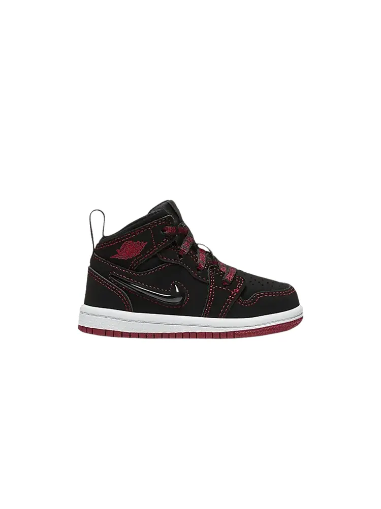 Кроссовки Air Jordan Air Jordan 1 Mid TD 'Fearless' — изображение 1 из 1, черный/белый/красный