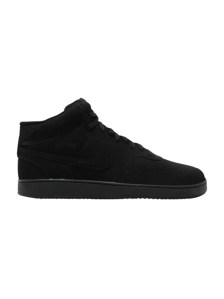 Кроссовки Nike Court Vision Mid 'Triple Black' — изображение 1 из 9, черный/черный/черный