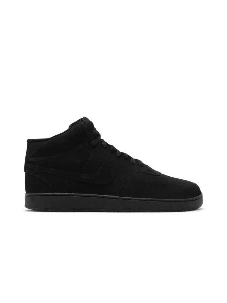 Кроссовки Nike Court Vision Mid 'Triple Black' — изображение 2 из 9, черный/черный/черный