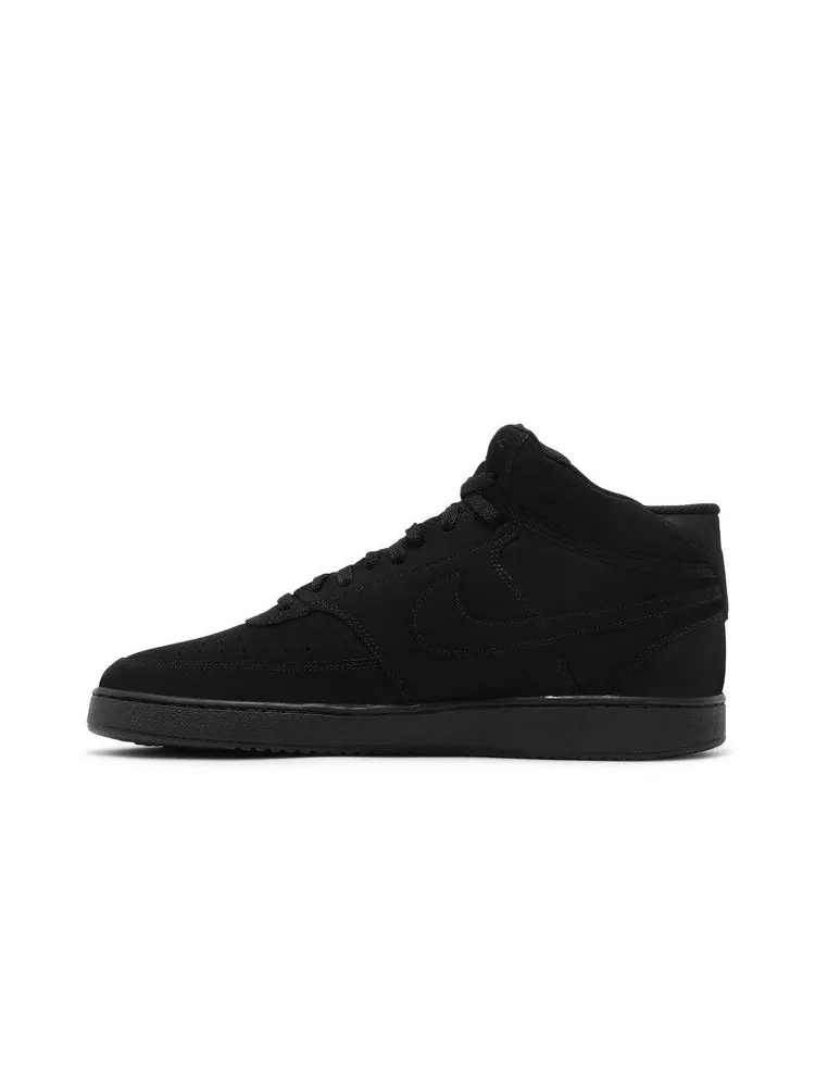 Кроссовки Nike Court Vision Mid 'Triple Black' — изображение 4 из 9, черный/черный/черный