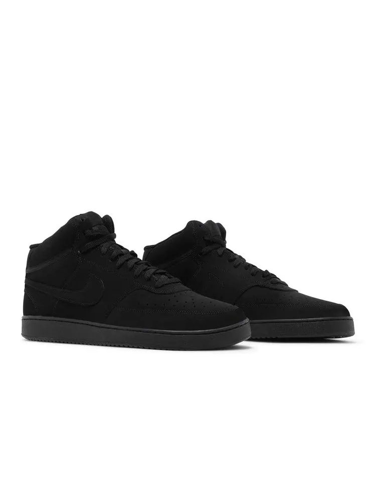 Кроссовки Nike Court Vision Mid 'Triple Black' — изображение 9 из 9, черный/черный/черный