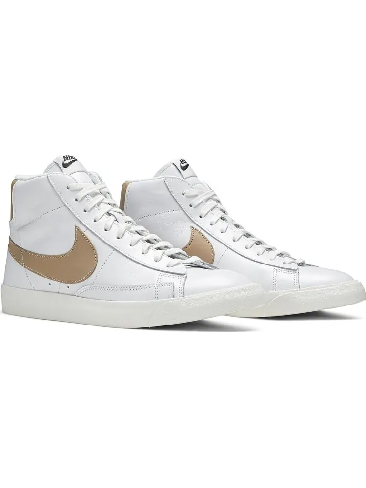 Кроссовки Nike Blazer Mid Premium 'Light Patina' — изображение 8 из 8, белый
