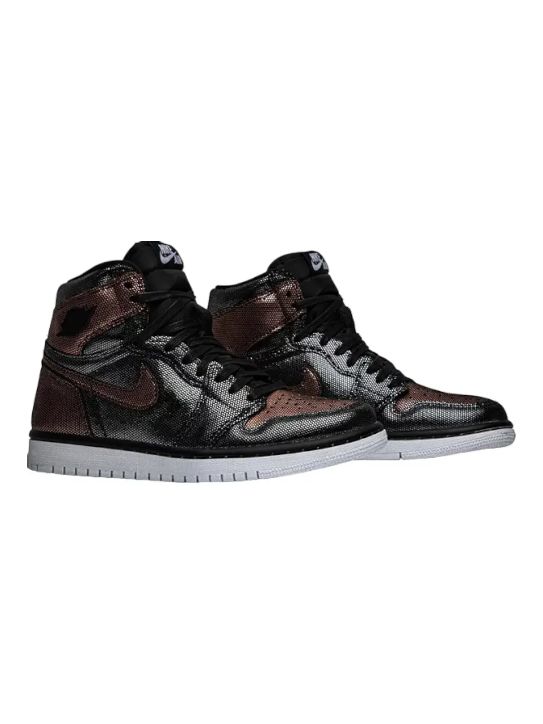 Кроссовки Nike Air Jordan 1 Retro High OG — изображение 2 из 4, черный