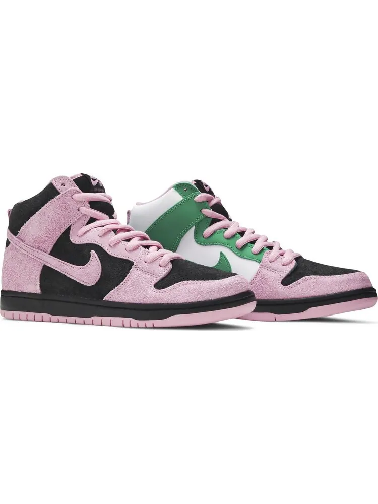 Кроссовки Nike Dunk High Pro Premium SB 'Invert Celtics' — изображение 8 из 8, розовый