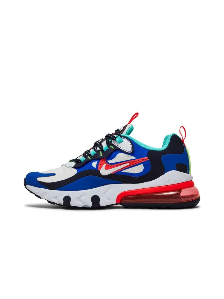 Кроссовки Nike Air Max 270 React GS 'Metallic Utopia Slate' — изображение 4 из 9, металлик/черный
