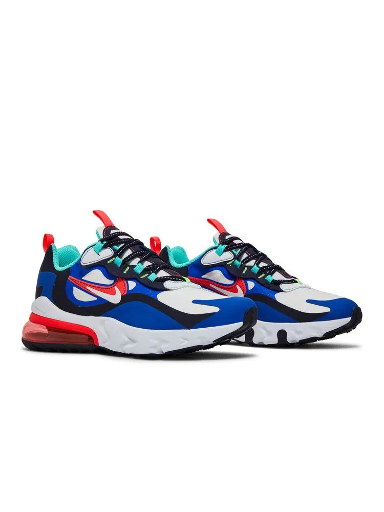 Кроссовки Nike Air Max 270 React GS 'Metallic Utopia Slate' — изображение 9 из 9, металлик/черный