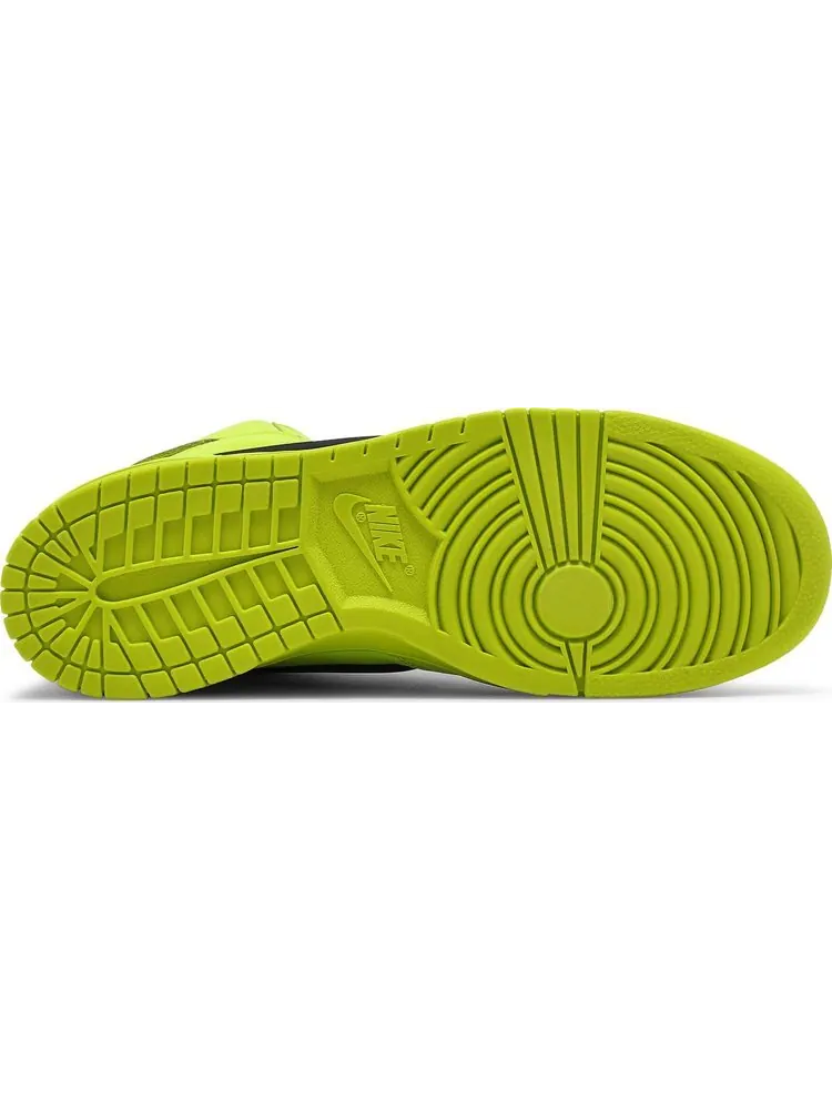 Кроссовки Nike Dunk High x AMBUSH 'Flash Lime' — изображение 4 из 10, желтый