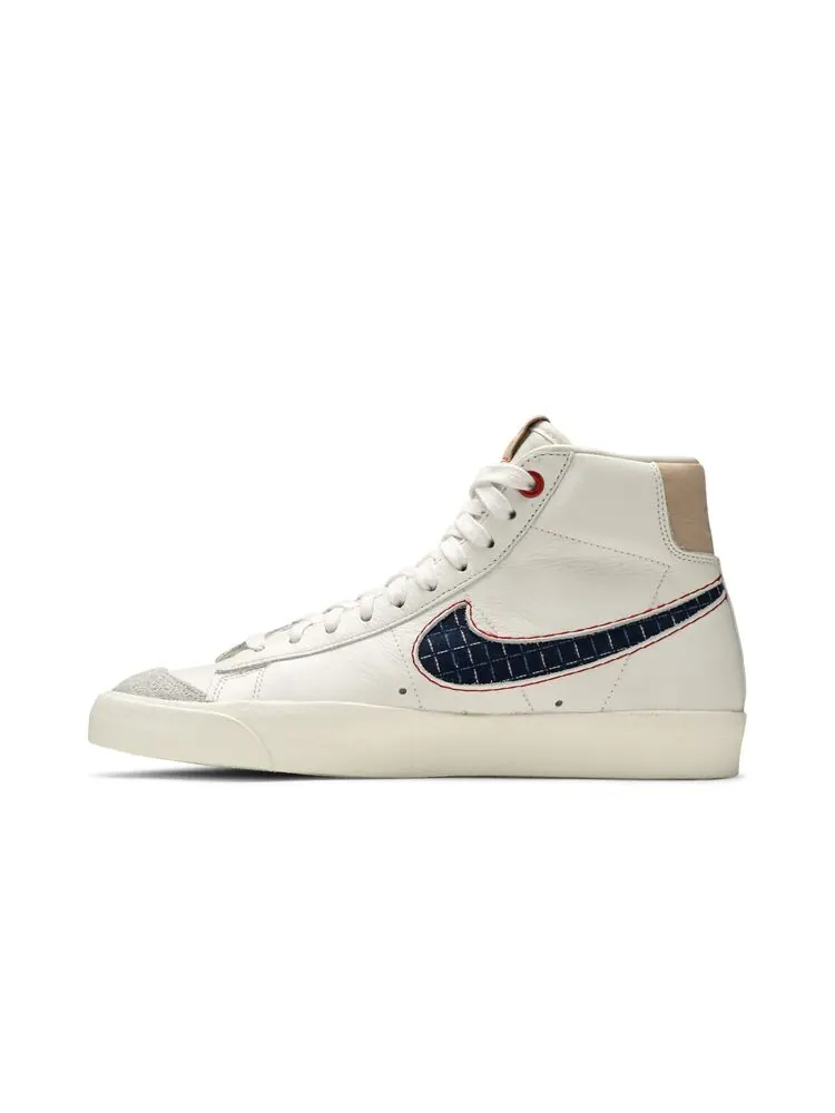 Кроссовки Nike Denham x Blazer Mid Sail — изображение 3 из 5, голубой