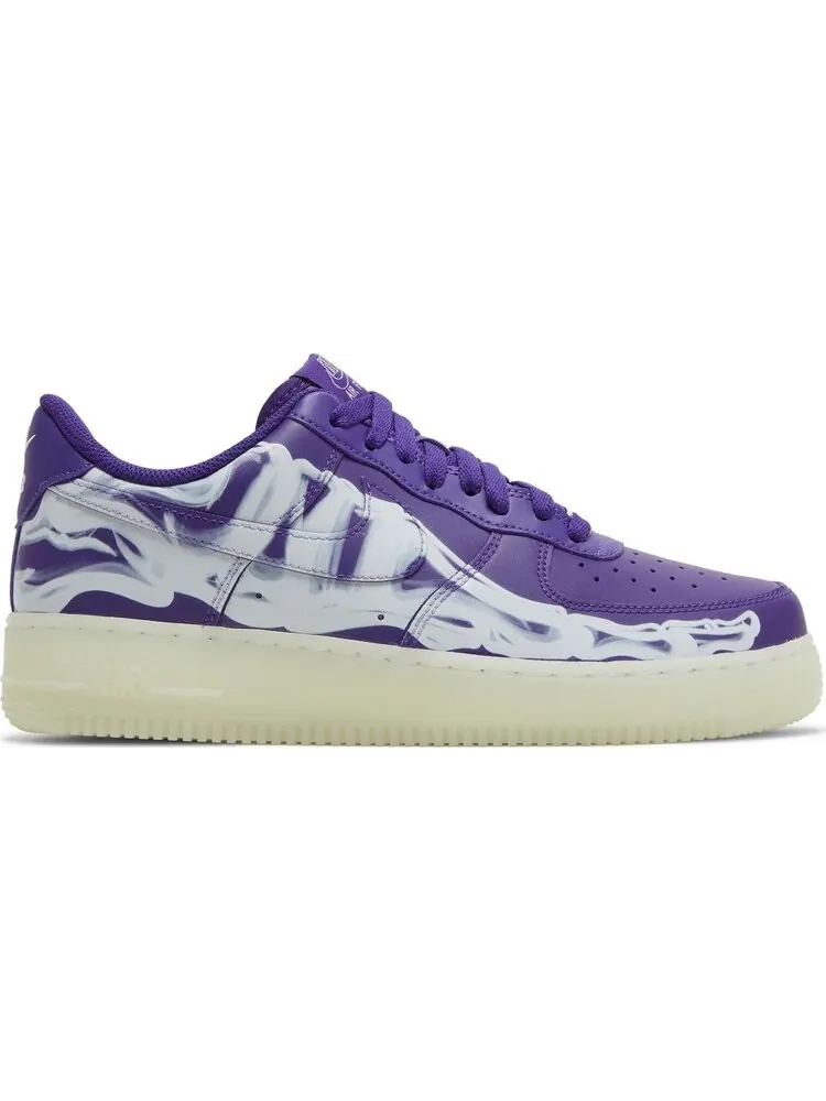 Кроссовки Nike Air Force 1 Low 'Purple Skeleton' — изображение 1 из 10, фиолетовый