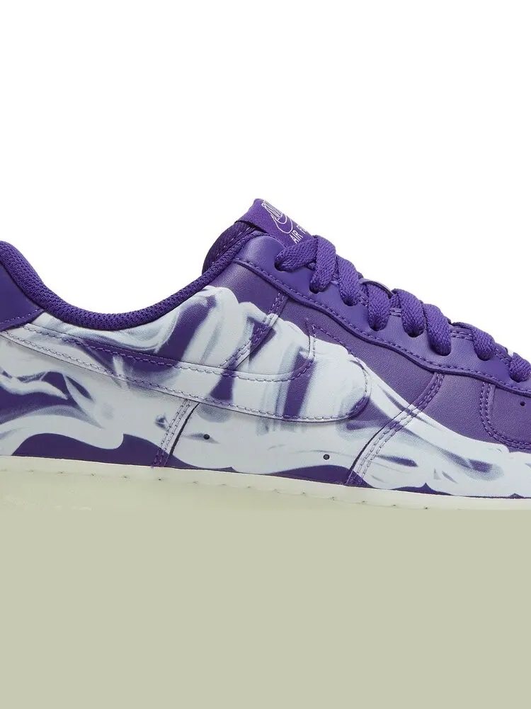 Кроссовки Nike Air Force 1 Low 'Purple Skeleton' — изображение 2 из 10, фиолетовый