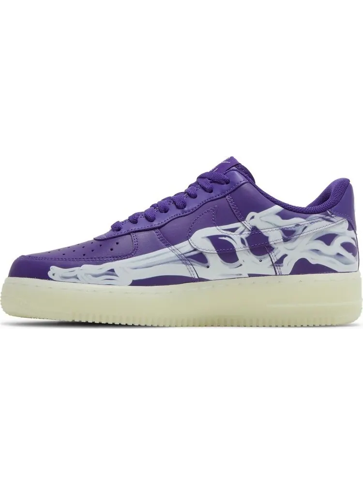 Кроссовки Nike Air Force 1 Low 'Purple Skeleton' — изображение 3 из 10, фиолетовый