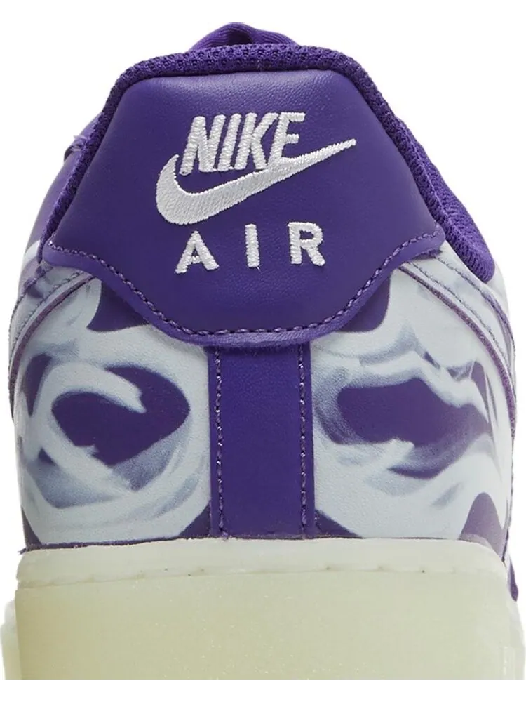 Кроссовки Nike Air Force 1 Low 'Purple Skeleton' — изображение 7 из 10, фиолетовый