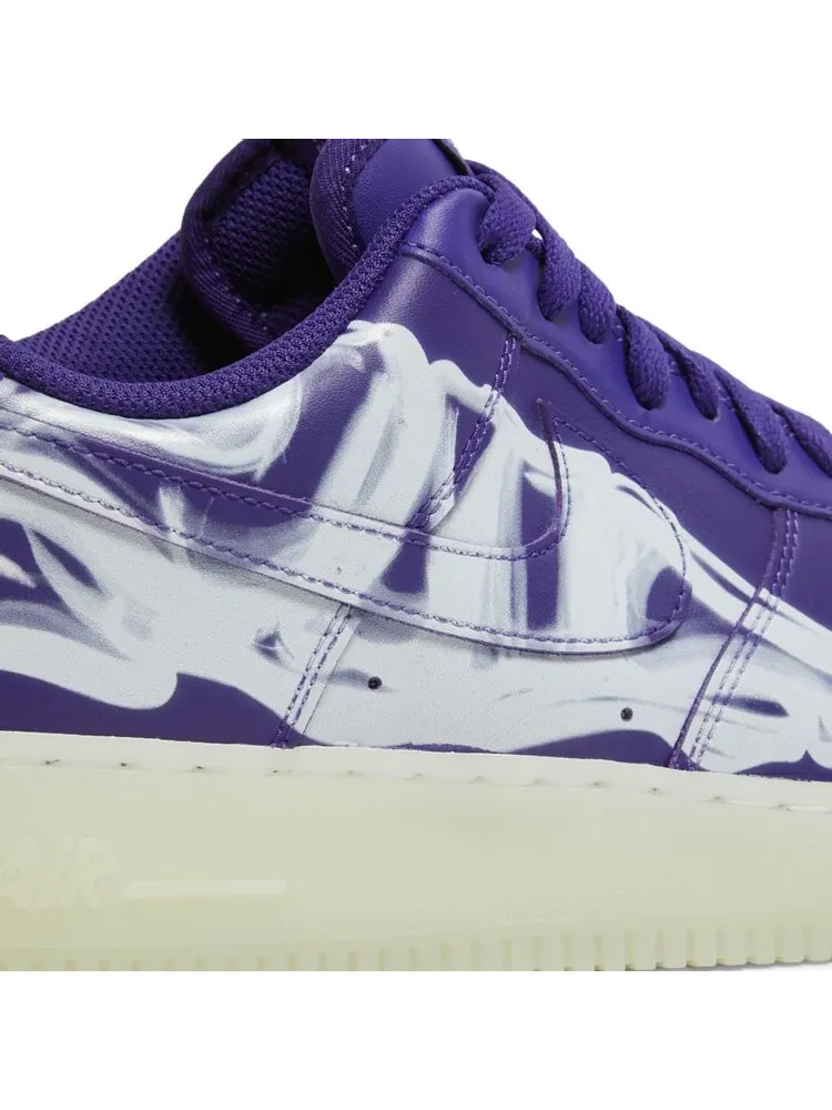 Кроссовки Nike Air Force 1 Low 'Purple Skeleton' — изображение 9 из 10, фиолетовый