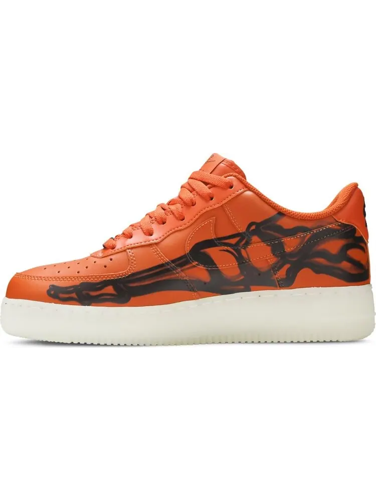 Кроссовки Nike Air Force 1 Low 'Orange Skeleton' — изображение 3 из 8, оранжевый