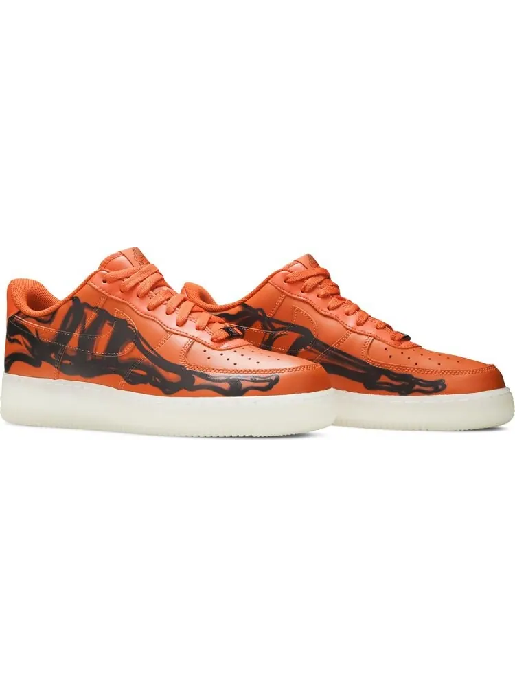 Кроссовки Nike Air Force 1 Low 'Orange Skeleton' — изображение 8 из 8, оранжевый