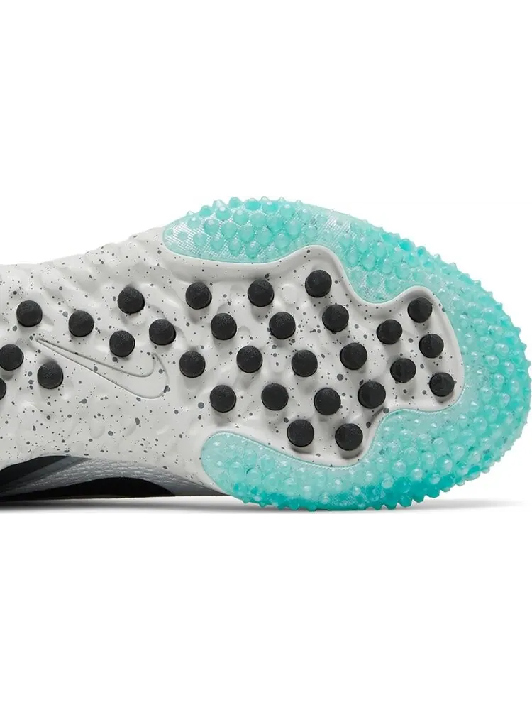 Кроссовки Nike Wmns Alpha Huarache Elite 3 Turf 'Photon Dust Dynamic Turquoise' — изображение 5 из 8, серый
