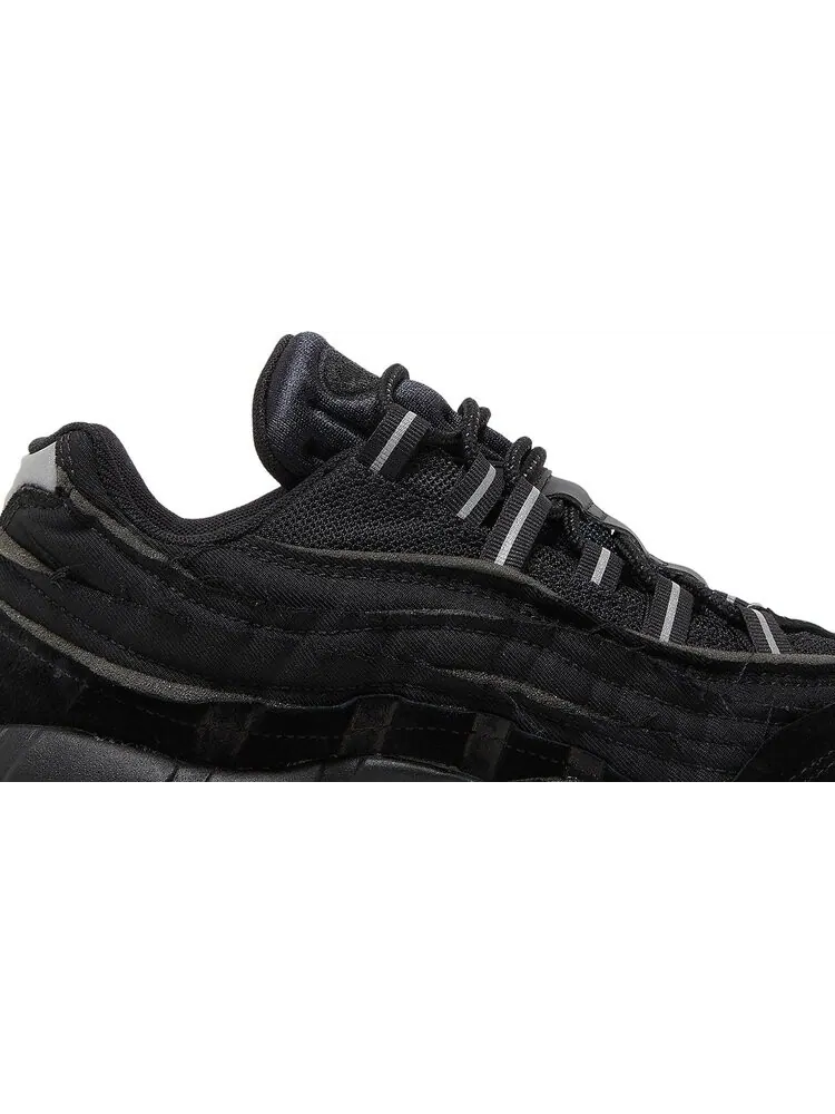 Кроссовки Nike Comme des Garçons x Air Max 95 'Black' — изображение 2 из 8, черный