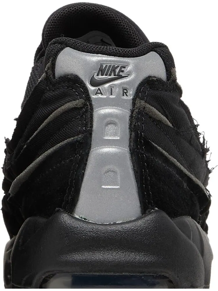 Кроссовки Nike Comme des Garçons x Air Max 95 'Black' — изображение 7 из 8, черный