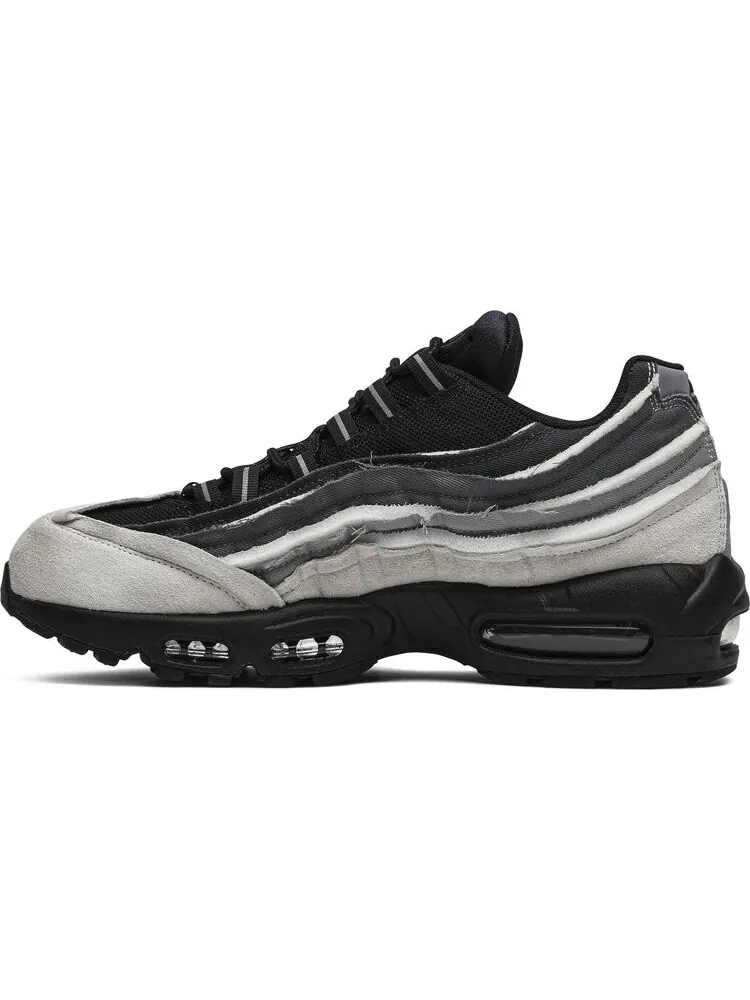 Кроссовки Nike Comme des Garçons x Air Max 95 'Grey' — изображение 3 из 8, серый