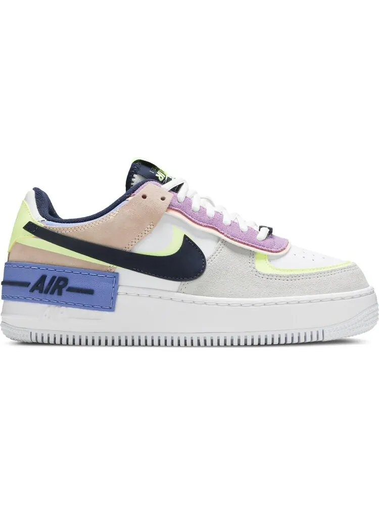Кроссовки Nike Wmns Air Force 1 Shadow 'Crimson Tint Volt' — изображение 1 из 8, белый