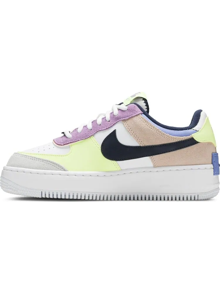 Кроссовки Nike Wmns Air Force 1 Shadow 'Crimson Tint Volt' — изображение 3 из 8, белый
