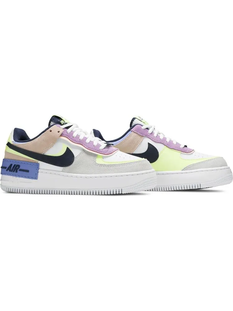 Кроссовки Nike Wmns Air Force 1 Shadow 'Crimson Tint Volt' — изображение 8 из 8, белый