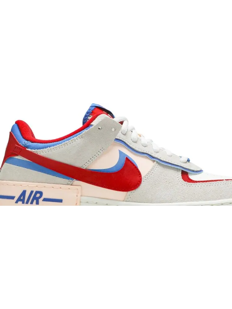 Кроссовки Nike Wmns Air Force 1 Shadow 'Sail Royal Red' — изображение 2 из 8, коричневый