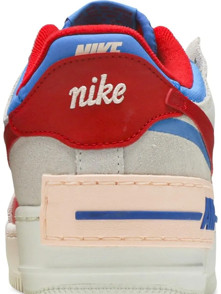 Кроссовки Nike Wmns Air Force 1 Shadow 'Sail Royal Red' — изображение 7 из 8, коричневый