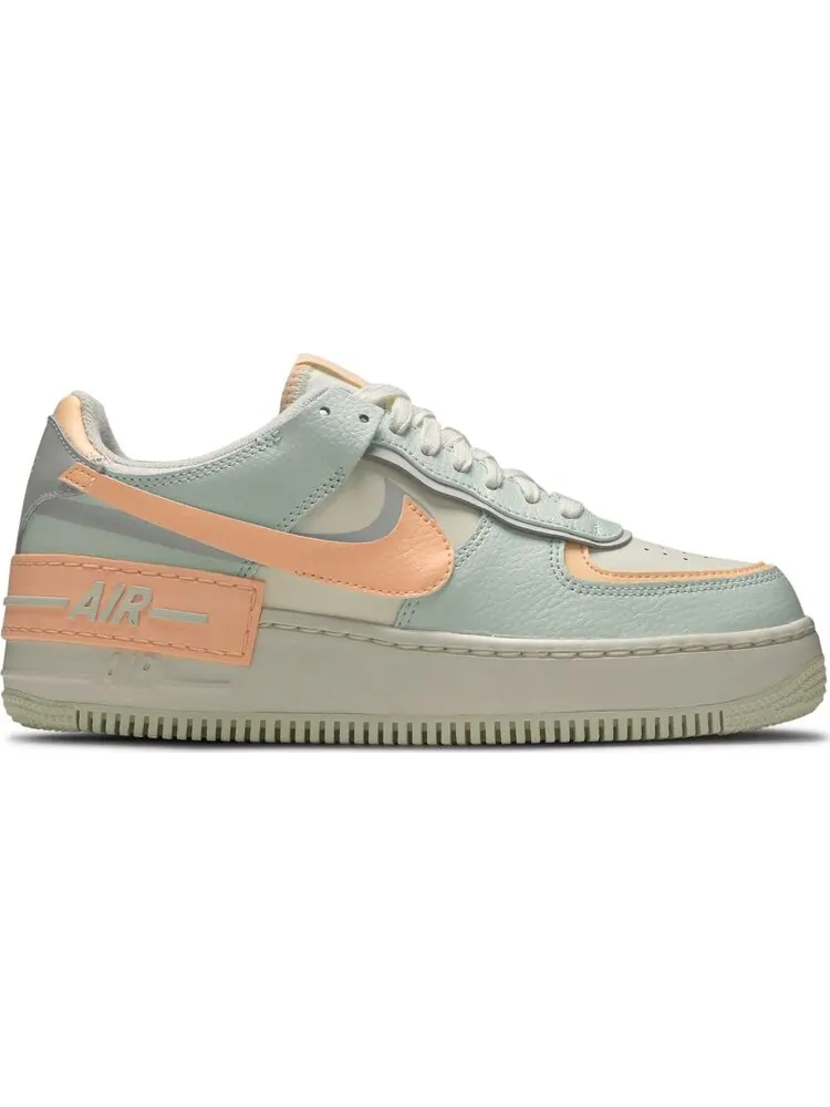 Кроссовки Nike Wmns Air Force 1 Shadow 'Barely Green Crimson Tint' — изображение 1 из 8, оранжевый