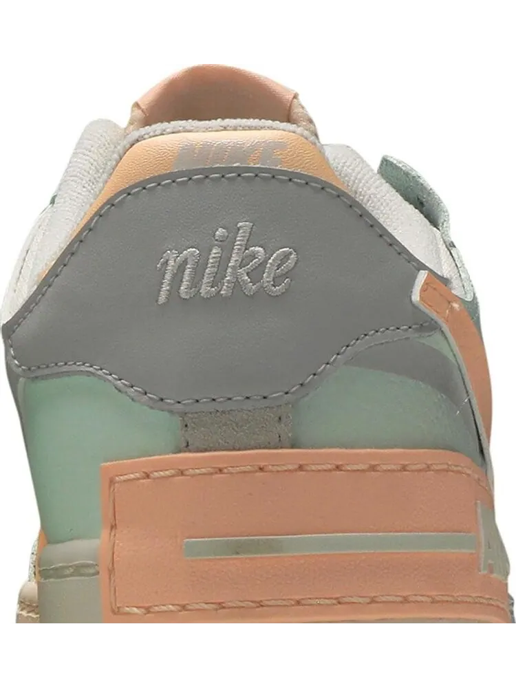 Кроссовки Nike Wmns Air Force 1 Shadow 'Barely Green Crimson Tint' — изображение 7 из 8, оранжевый