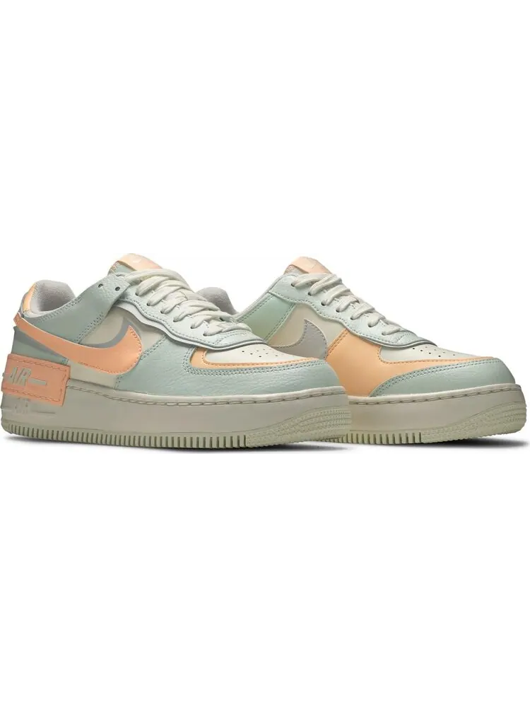 Кроссовки Nike Wmns Air Force 1 Shadow 'Barely Green Crimson Tint' — изображение 8 из 8, оранжевый