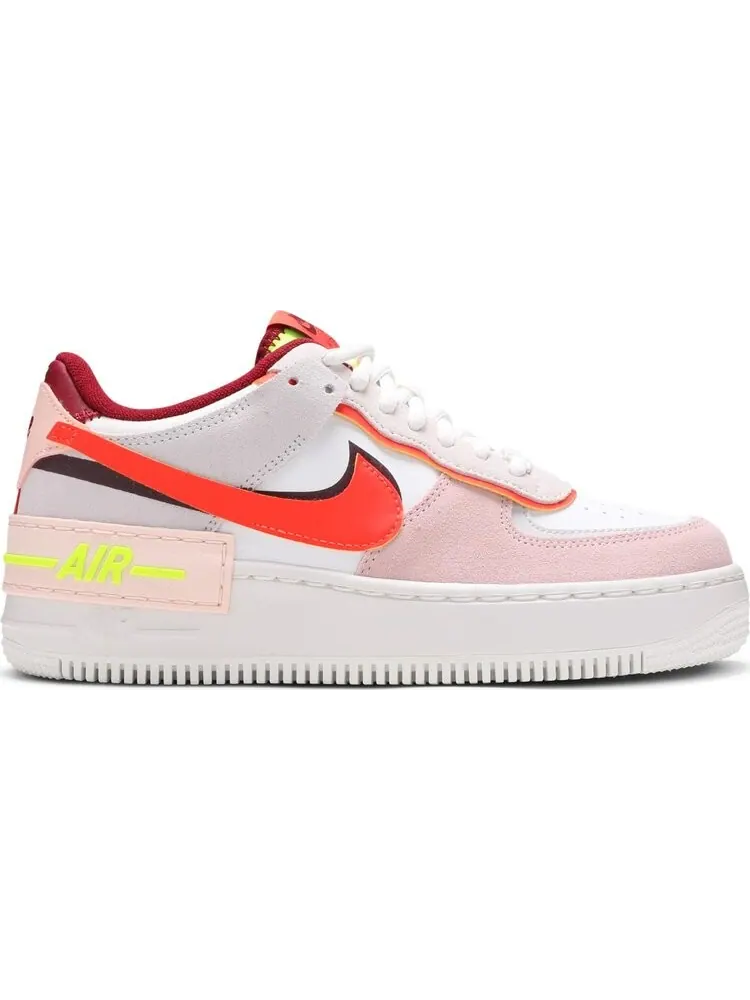 Кроссовки Nike Wmns Air Force 1 Shadow 'Team Red Orange Pearl' — изображение 1 из 8, оранжевый