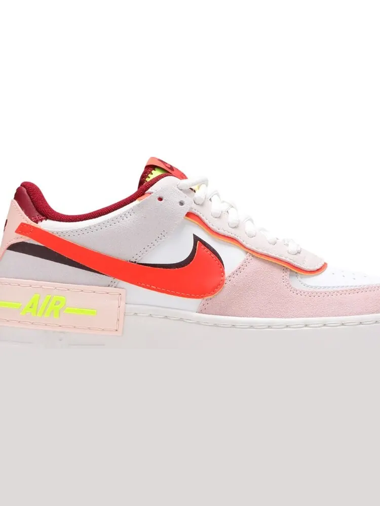 Кроссовки Nike Wmns Air Force 1 Shadow 'Team Red Orange Pearl' — изображение 2 из 8, оранжевый