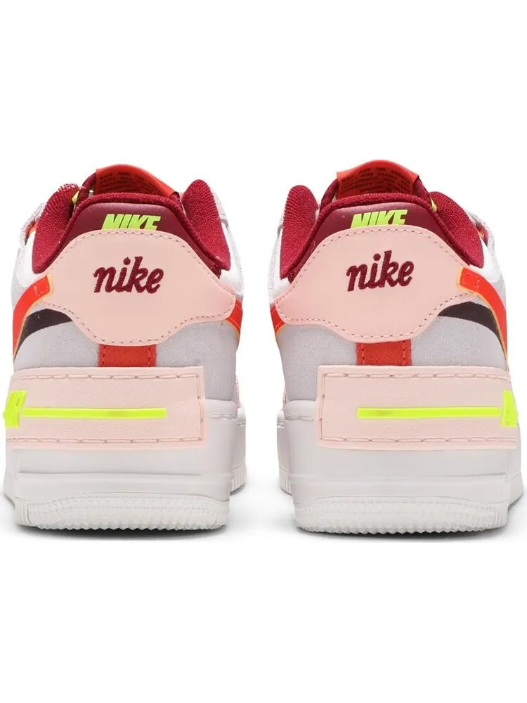 Кроссовки Nike Wmns Air Force 1 Shadow 'Team Red Orange Pearl' — изображение 6 из 8, оранжевый